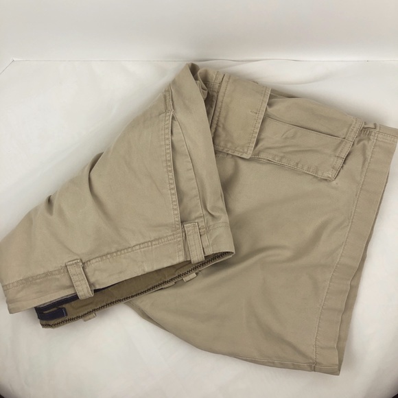 ROUNDTREE & YORKE Cargo Shorts Men 6 Pockets Classic Fit Tan/Khaki Waist 52 - Picture 5 of 7
